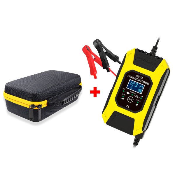 Зарядний для акумулятора Pulse Battery Charger 7A автоматичний, пристрій для авто АКБ