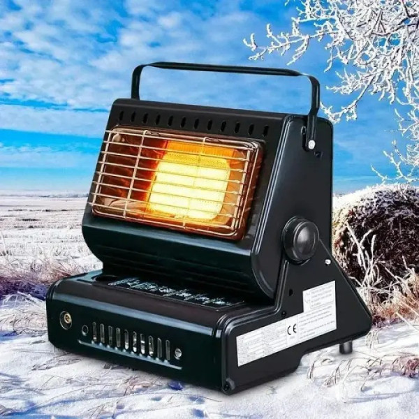 Газовая печь 2в1 1300W туристическая с функцией обогрева и приготовления пищи