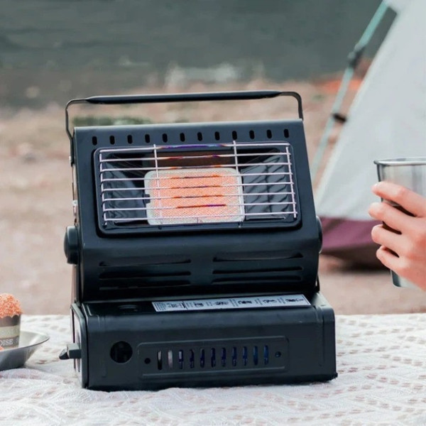 Газовая печь 2в1 1300W туристическая с функцией обогрева и приготовления пищи