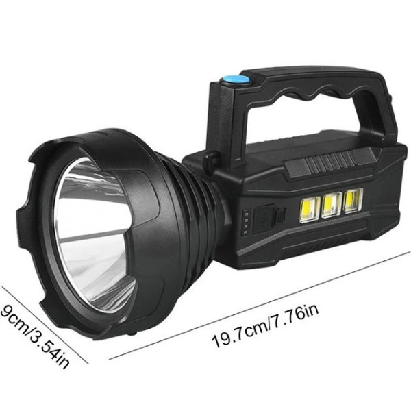 Кемпинговый фонарь CX-8809 аккумуляторный с солнечной панелью, LED прожектор USB