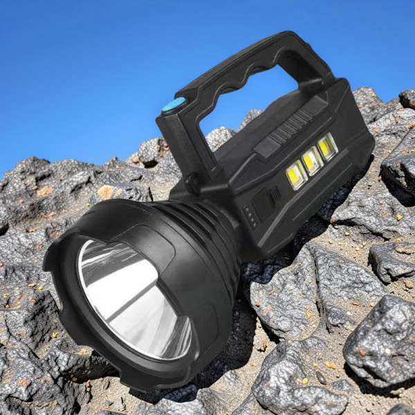 Кемпинговый фонарь CX-8809 аккумуляторный с солнечной панелью, LED прожектор USB
