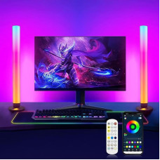 Торшер LED RGB KBB-3A 2 шт. підлоговий, декоративний світильник із пультом