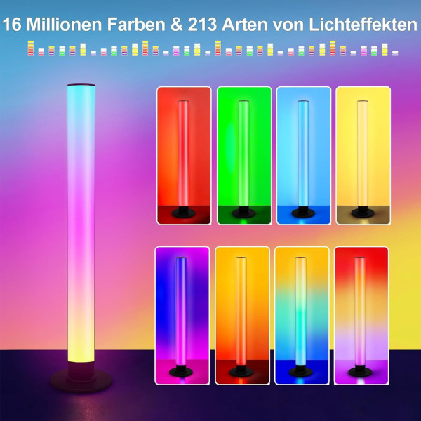 Торшер LED RGB KBB-3A 2 шт напольный, декоративный светильник с пультом