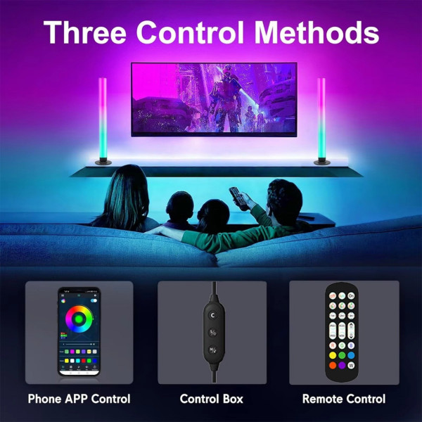 Торшер LED RGB KBB-3A 2 шт напольный, декоративный светильник с пультом