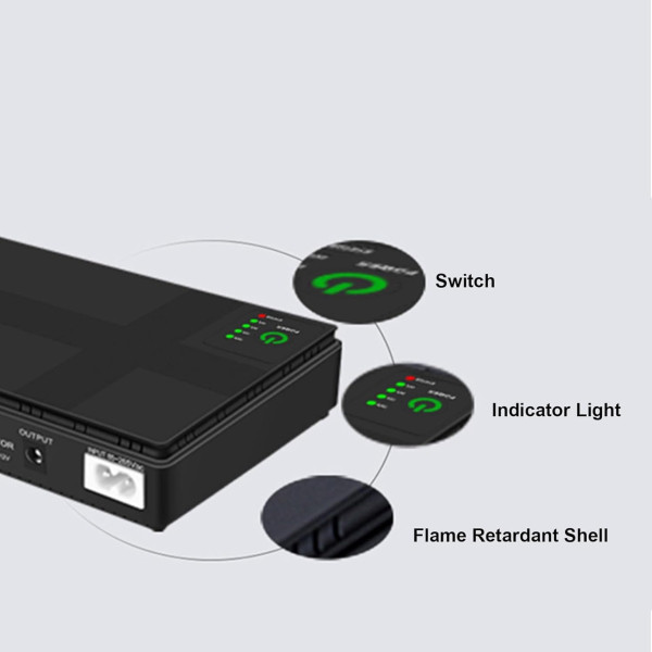 Бесперебойник UPS 10400 mAh 36W для роутера, источник резервного питания