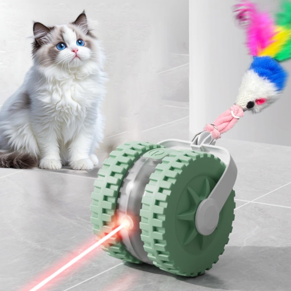 Игрушка интерактивная для котов Interactive Pet Ball с лазером и USB, мяч с сенсорами движения