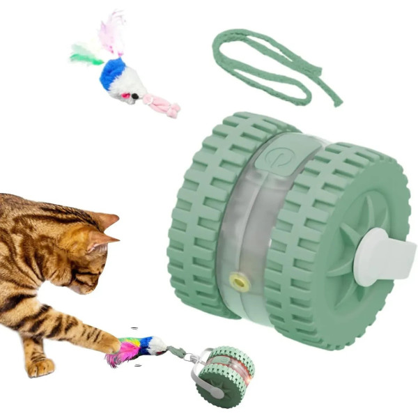 Игрушка интерактивная для котов Interactive Pet Ball с лазером и USB, мяч с сенсорами движения