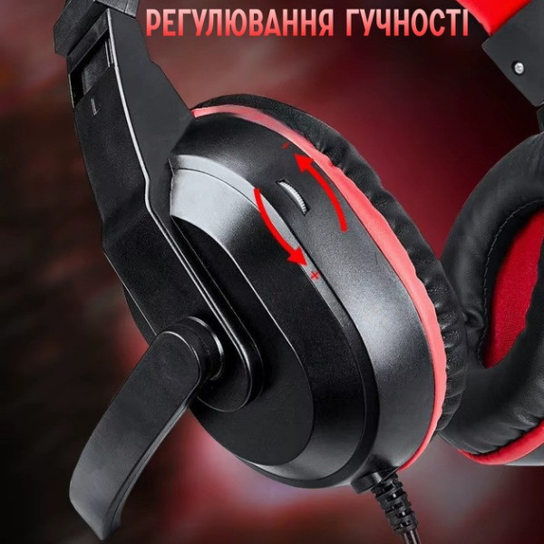 Набір ігровий T-Wolf TF240 4 в 1 клавіатура миша навушники килимок LED