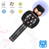 Бездротовий мікрофон Wster WS-2911 для караоке з колонкою Bluetooth і функцією зміни голосу