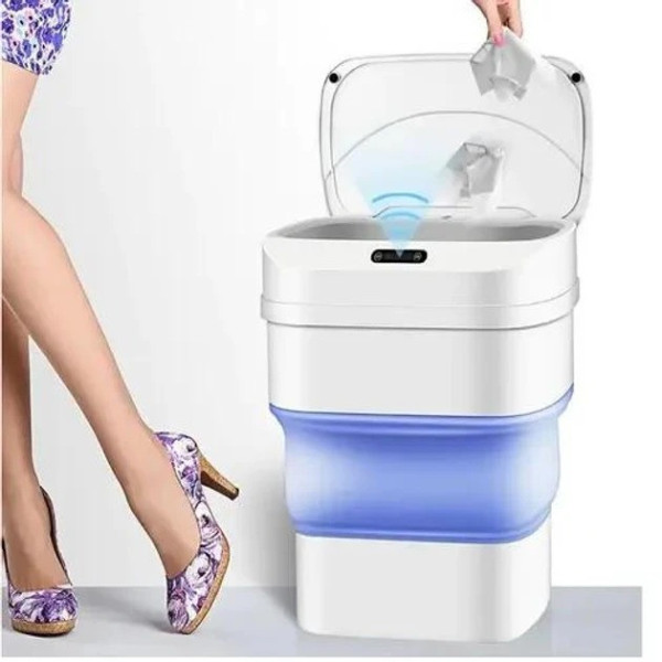 Сенсорное ведро ZSW-L11 10 л складное для кухни и ванной комнаты