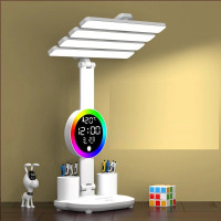 Світлодіодна лампа KRX-104 настільна RGB з вентилятором і дисплеєм