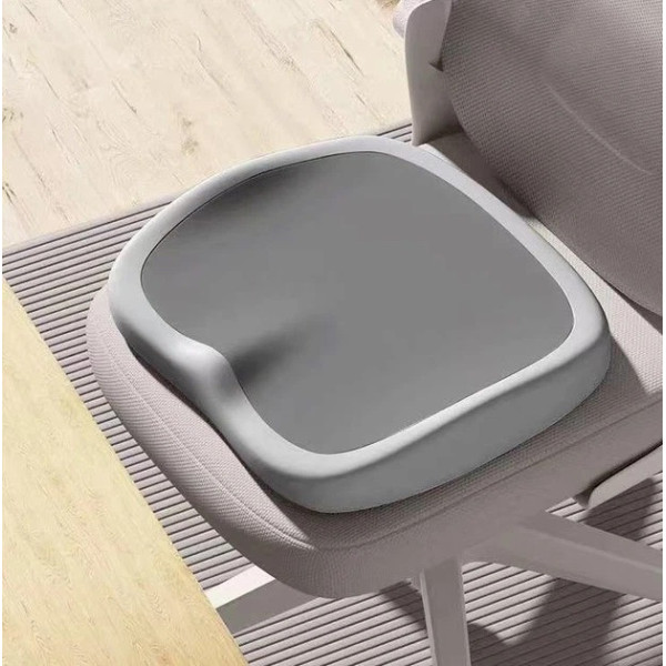 Анатомическая подушка сиденье авто офис memory foam для спины и копчика противоскользящая поддержка