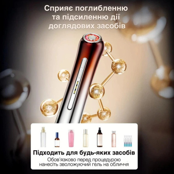 Массажер для лица BP-4 микротоки LED терапия уход за кожей портативный прибор омоложение