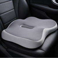 Подушка Memory Foam для сидіння авто офіс анатомічна копчик спина виріз антиковзна