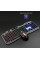 Игровой комплект клавиатура и мышь T25 USB RGB проводной подсветка металл основание подставка смартфон черный