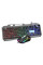 Игровая клавиатура и мышь T750 USB RGB проводной комплект подсветка мультимедийные клавиши черный ПК