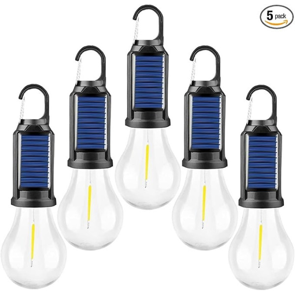 Кемпинг лампа AND HA-112 LED аккумуляторная с солнечной зарядкой USB 3 режима освещения