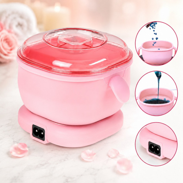 Воскоплав для депиляции Wax Kettle AND651 400 мл компактный прибор с силиконовой чашей для горячего воска