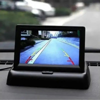 Монітор автомобільний для камери заднього огляду A-101 TFT LCD-екран 4.3 дюйма HD з LED-підсвіткою складаний