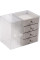 Шкатулка Makeup Box XL-1831 для хранения украшений многоуровневая с ящиками и отделениями