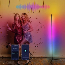 Світлодіодний торшер RGB HA-10 HA-100 1,4 м підлоговий з пультом для спальні та вітальні