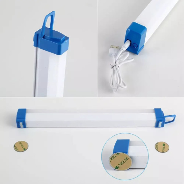 Магнитная LED подсветка Флейта 52 см аккумуляторная для шкафа кухни коридора