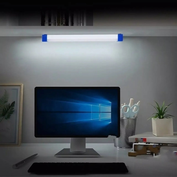 Магнитная LED подсветка Флейта 52 см аккумуляторная для шкафа кухни коридора