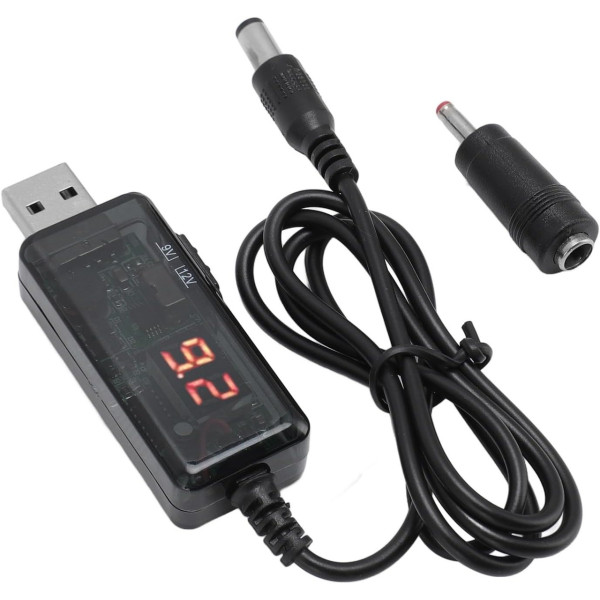 Кабель питания для роутера USB-DC AND 5765, преобразователь 9V/12V с дисплеем для Wi-Fi роутера, ONU и модема