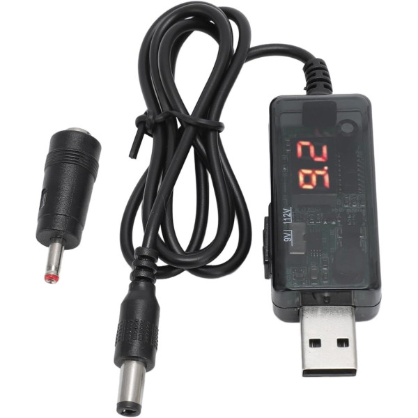Кабель питания для роутера USB-DC AND 5765, преобразователь 9V/12V с дисплеем для Wi-Fi роутера, ONU и модема