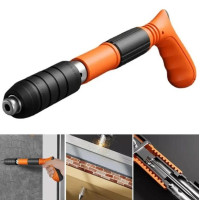 Гвоздезабивной пистолет пневматический Nail Gun 22–32 мм, профессиональный степлер в кейсе для строительных и монтажных работ