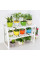 Полка-органайзер Kitchen Rack 38–70 см, регулируемый стеллаж для хранения под раковину на кухне, белый