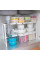 Полка-органайзер Kitchen Rack 38–70 см, регулируемый стеллаж для хранения под раковину на кухне, белый