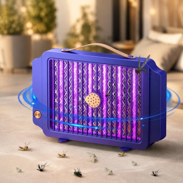Лампа от насекомых Mosquito Lamp BG-009 аккумуляторная ультрафиолетовая для комаров мух и моли