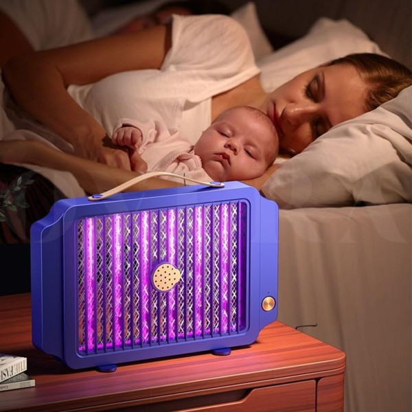 Лампа от насекомых Mosquito Lamp BG-009 аккумуляторная ультрафиолетовая для комаров мух и моли