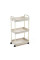 Пластиковая этажерка Kitchen Storage Rack на колесах 3 яруса для хранения в кухне ванной и офисе 41×25×72 см
