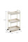 Пластиковая этажерка Kitchen Storage Rack на колесах 3 яруса для хранения в кухне ванной и офисе 41×25×72 см