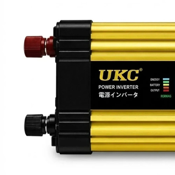 Инвертор напряжения KSM 2000W 12V LCD + 2 USB преобразователь 12В 220В автомобильный с экраном