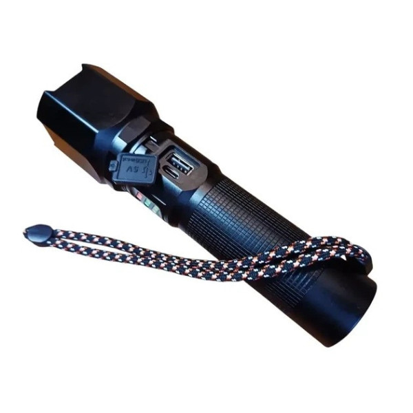 Аккумуляторный LED фонарик Coba CB-2506 ручной с 5 режимами свечения USB портативный карманный