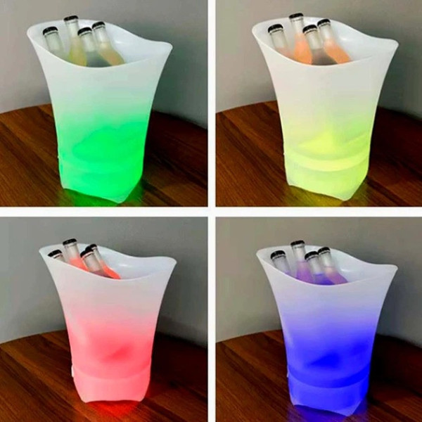 Барное ведро Bucket Light LED Bluetooth колонка USB для охлаждения напитков и вечеринок дома 110з