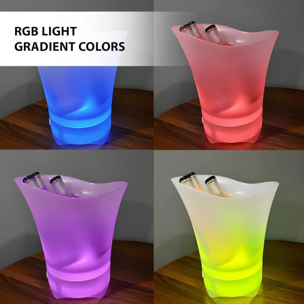 Барное ведро Bucket Light LED Bluetooth колонка USB для охлаждения напитков и вечеринок дома 110з