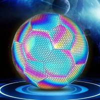 Голографический мяч BRIGHT BALL No5 светоотражающий TPU EVA спортивный тренировочный мяч футбол 110з