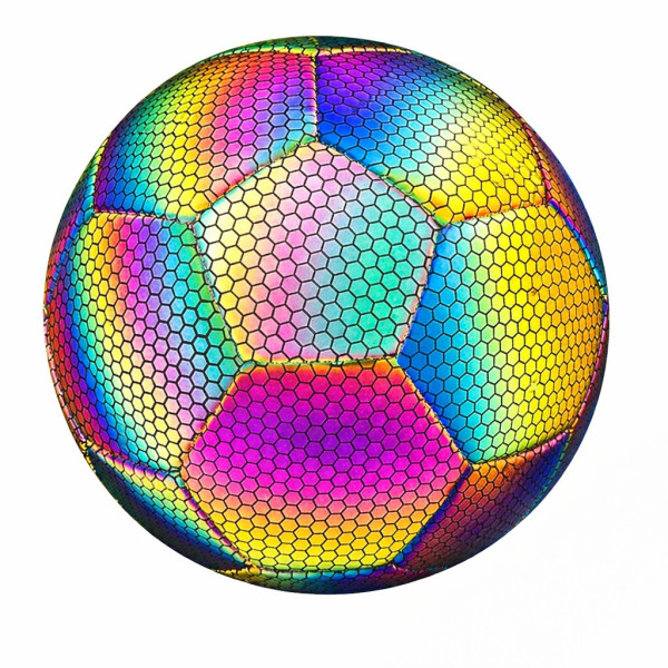Голографический мяч BRIGHT BALL No5 светоотражающий TPU EVA спортивный тренировочный мяч футбол 110з