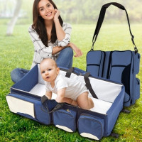 Дорожній ліжечко-трансформер Baby Room, сумка люлька та переноска для новонароджених 0-12 місяців, рожева