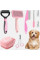 Набор для ухода за собаками и котами Pet Grooming 8 в 1 с расческами щетками и когтерезом