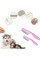 Набор для ухода за собаками и котами Pet Grooming 8 в 1 с расческами щетками и когтерезом