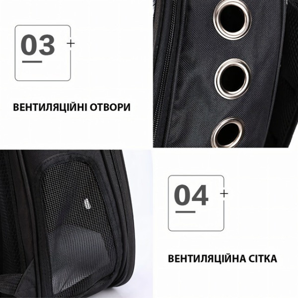 Туристический рюкзак CosmoPet для котов и собак 42×35×27 см с иллюминатором до 10 кг голубой