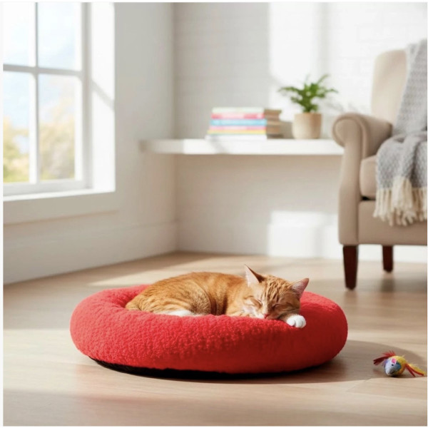 Лежак Pet Choice 45×40 для собак и котов мягкое спальное место для домашних любимцев