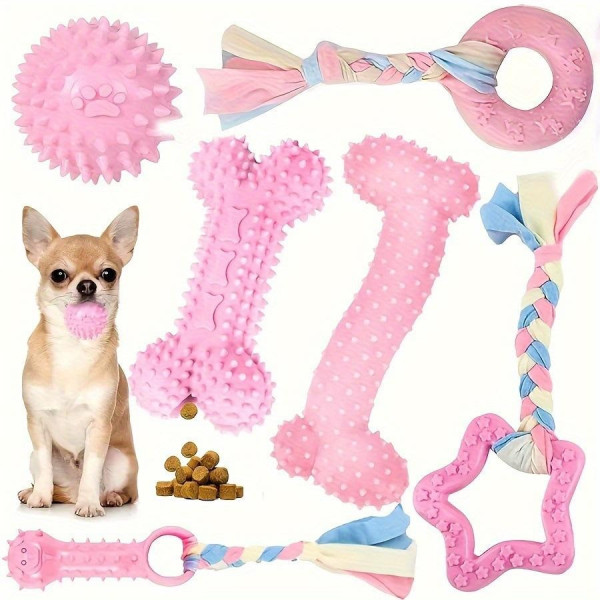 Игрушки для собак Pet Set 6 в 1 с канатами для жевания перетягивания и развлечений
