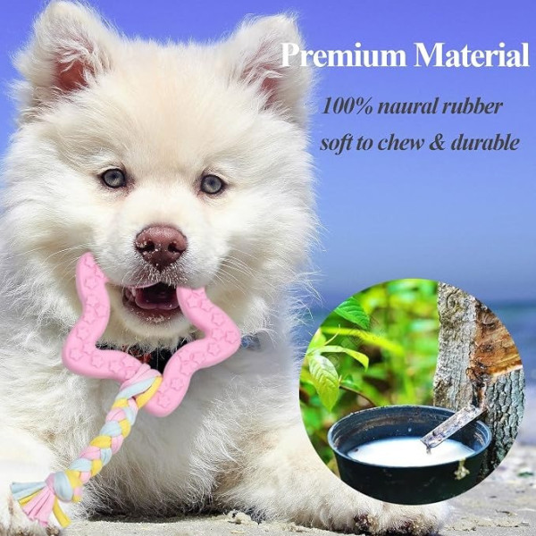 Игрушки для собак Pet Set 6 в 1 с канатами для жевания перетягивания и развлечений