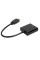 Переходник HDMI на VGA и AV с аудио конвертер для монитора проектора Full HD черный